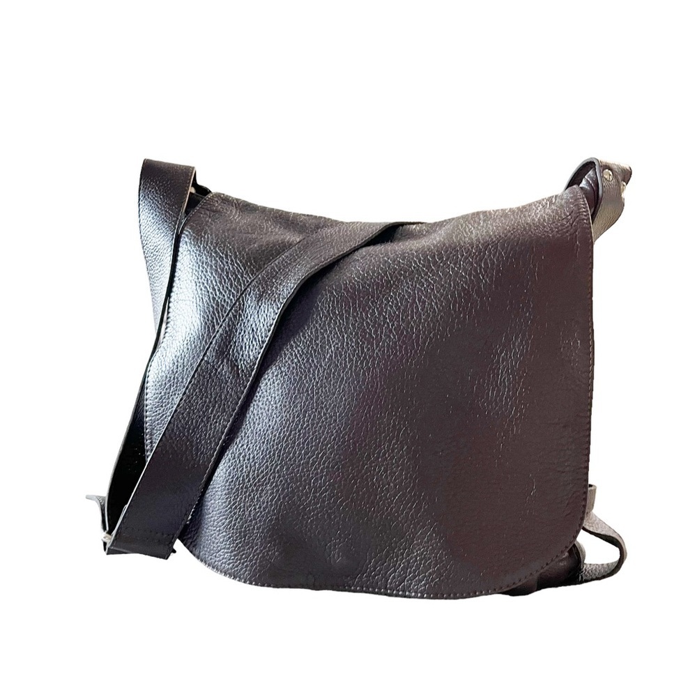 alexandra biagiotte for bottega giotti firenze brown messenger bag - Picture 7 of 14